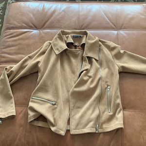 Tan Moto jacket!
